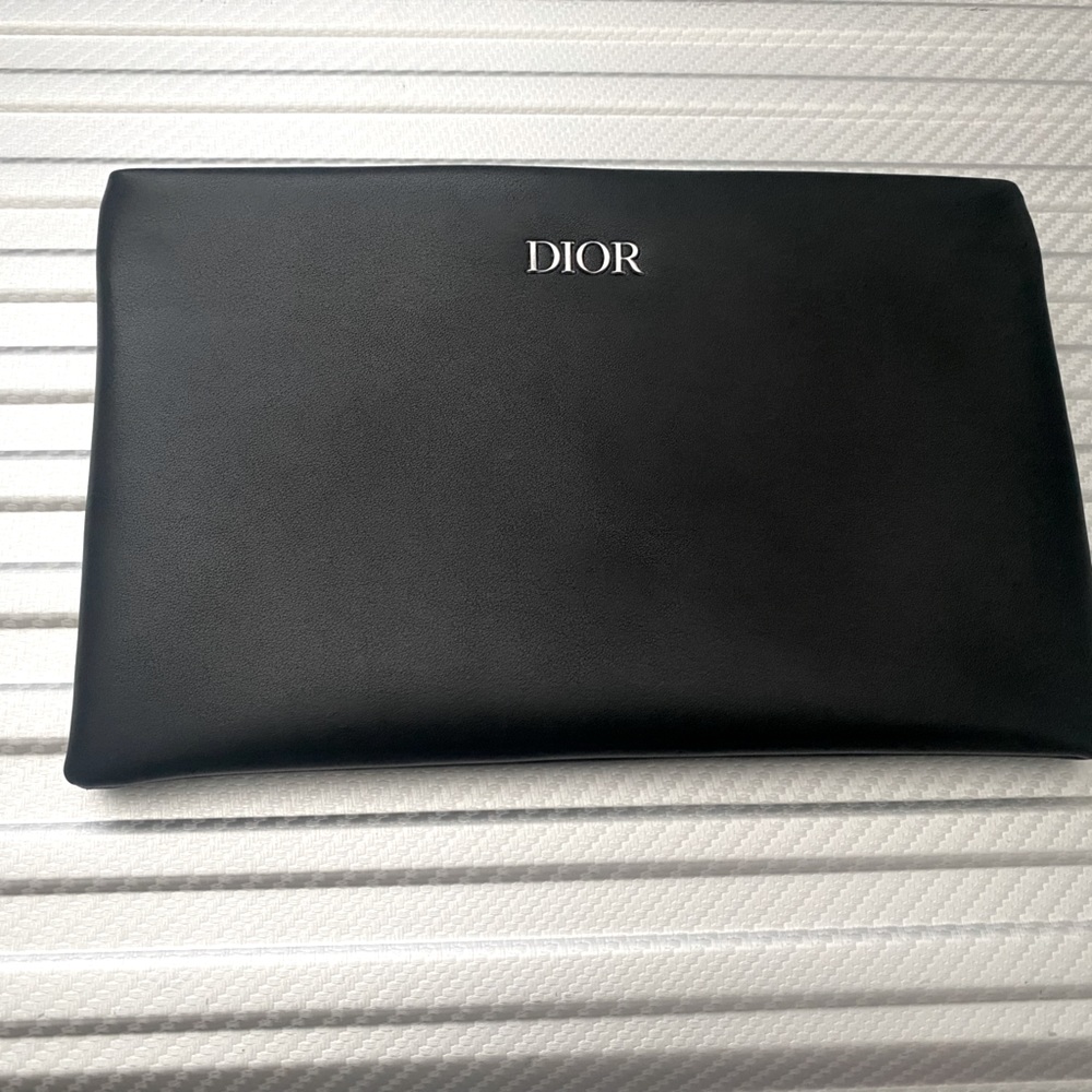 LEATHER DIOR POUCH - Picture 1 of 4